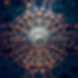 An intricate diagram illustrating the architecture of RPR Coin