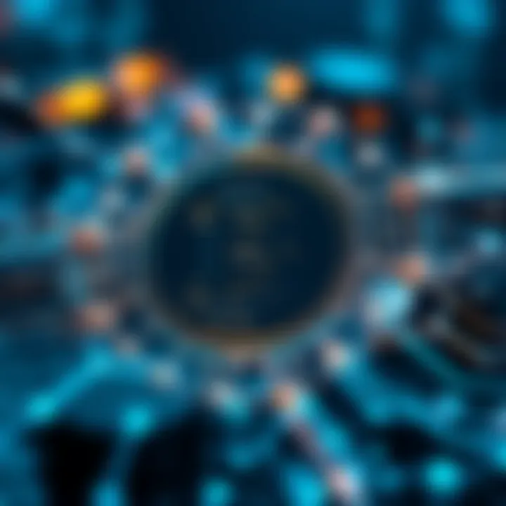 The Backbone of Smart Contracts Blockchain technology illustration