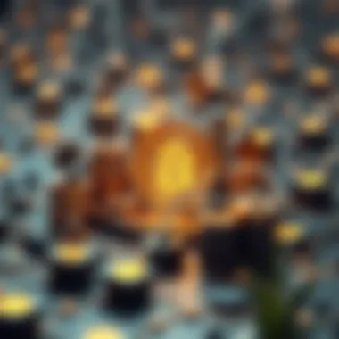 Creative depiction of blockchain ecosystem