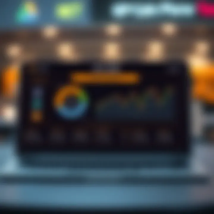 Market analysis infographic indicating GP Coin's position among competitors