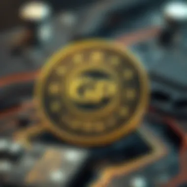 Technical diagram showcasing the underlying technology of GP Coin