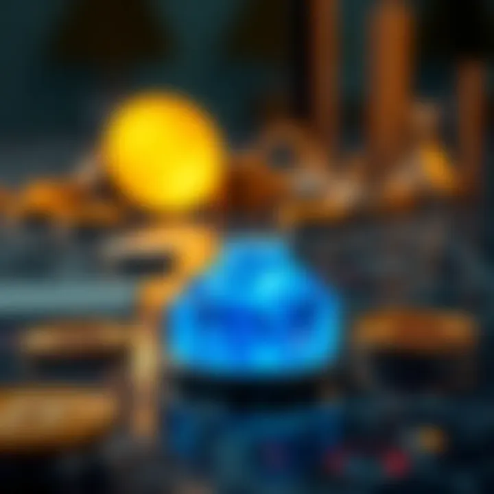 Infographic illustrating technology behind top cryptocurrencies