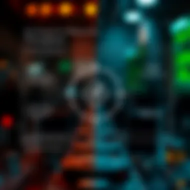 Technical diagram showcasing throughput measurement techniques