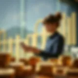 Innovative financial services concept