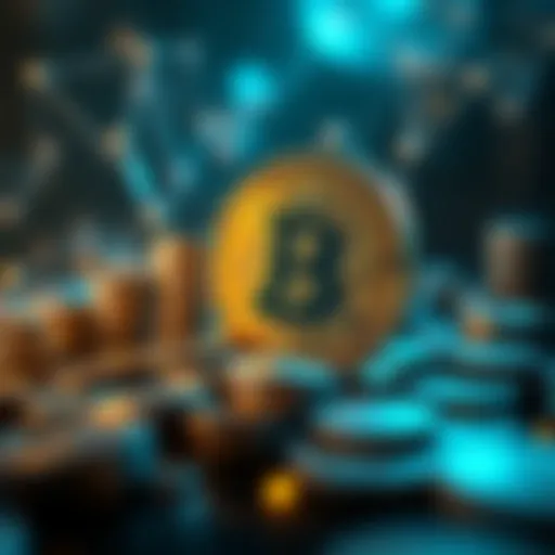 Conceptual representation of digital currency evolution