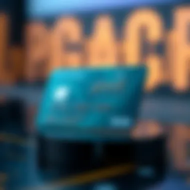 Conceptual representation of virtual credit cards in digital transactions