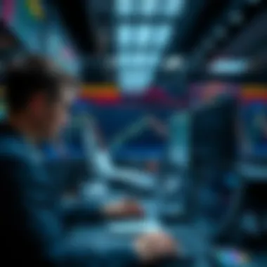 Trader Positions in Bitcoin Market Visual representation of Bitcoin trader positions