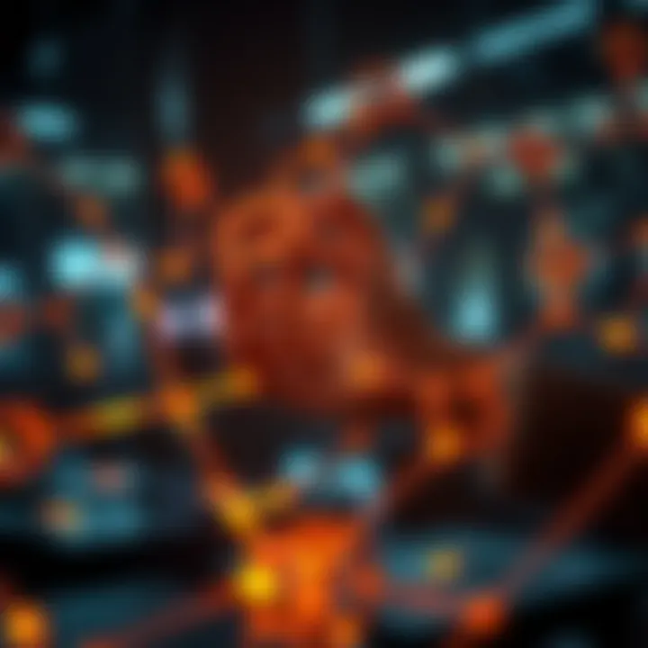 Visualizing blockchain technology in action